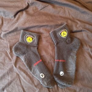 Jordan Retro 14 XIV Ferrari Black Athletic Ankle Socks L 8 - 12